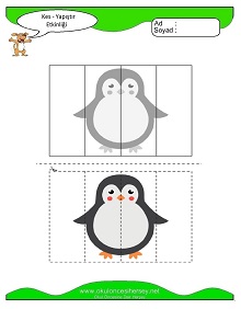 Kes Yapıştır Çalışma Sayfaları